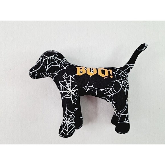 New Victoria’s Secret Pink Mini Halloween spiderweb pup Logo BOO! Dog 2022 - Picture 2 of 5